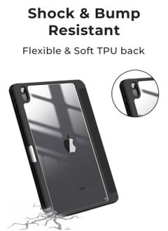glassology iPad Protective Case Y Fold + Screen Protector for iPad Pro 11 2022 Black : Case Combo with Pencil Holder, Slim Stand Shockproof Tablet Cover, Auto Wake/Sleep with Screen Protector  - Image 2