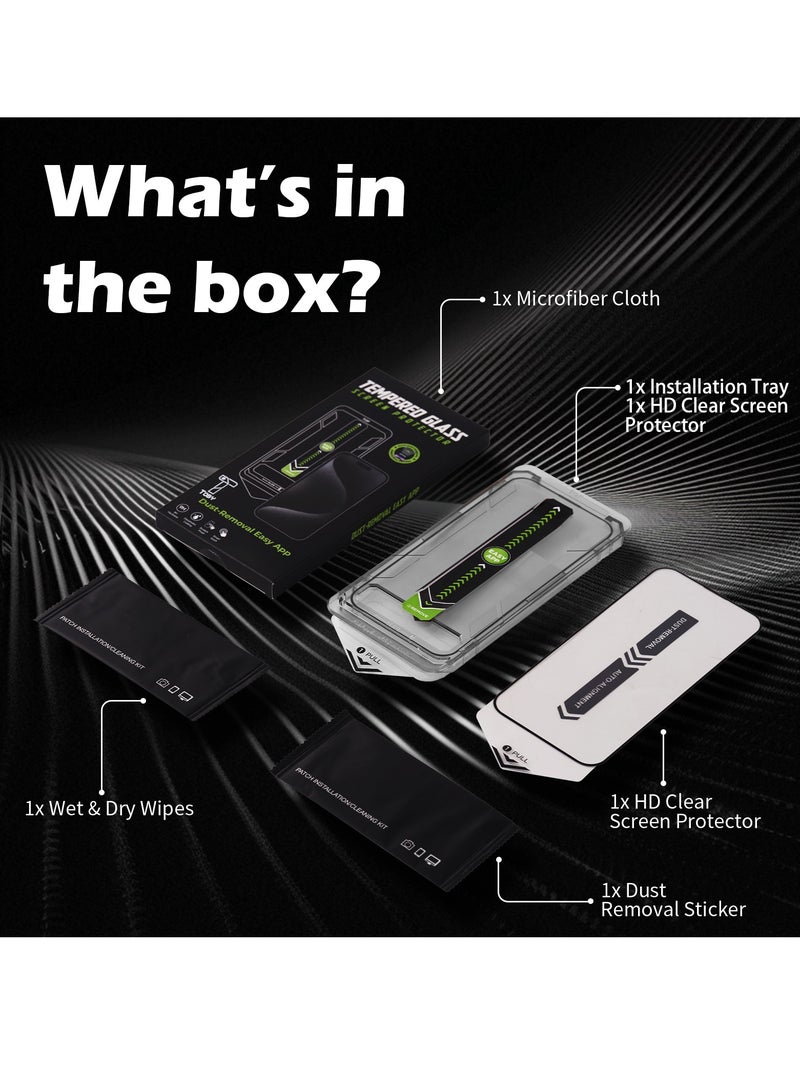 Toby HD Tempered Glass Screen Protector for iPhone 14 Pro  2 Pack - Image 4