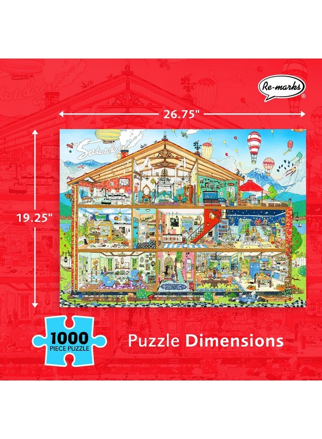 Re-marks Sweet Home Architecture Puzzle, 1000-Piece Puzzle for All Ages - Image 4