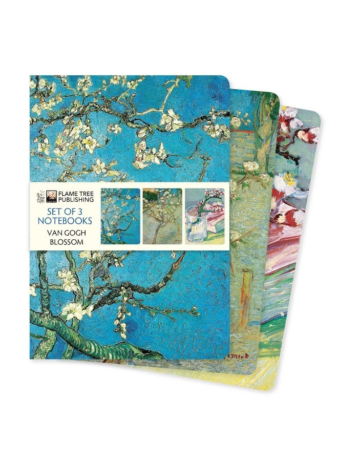Vincent Van Gogh: Blossom Set of 3 Standard Notebo - Image 1