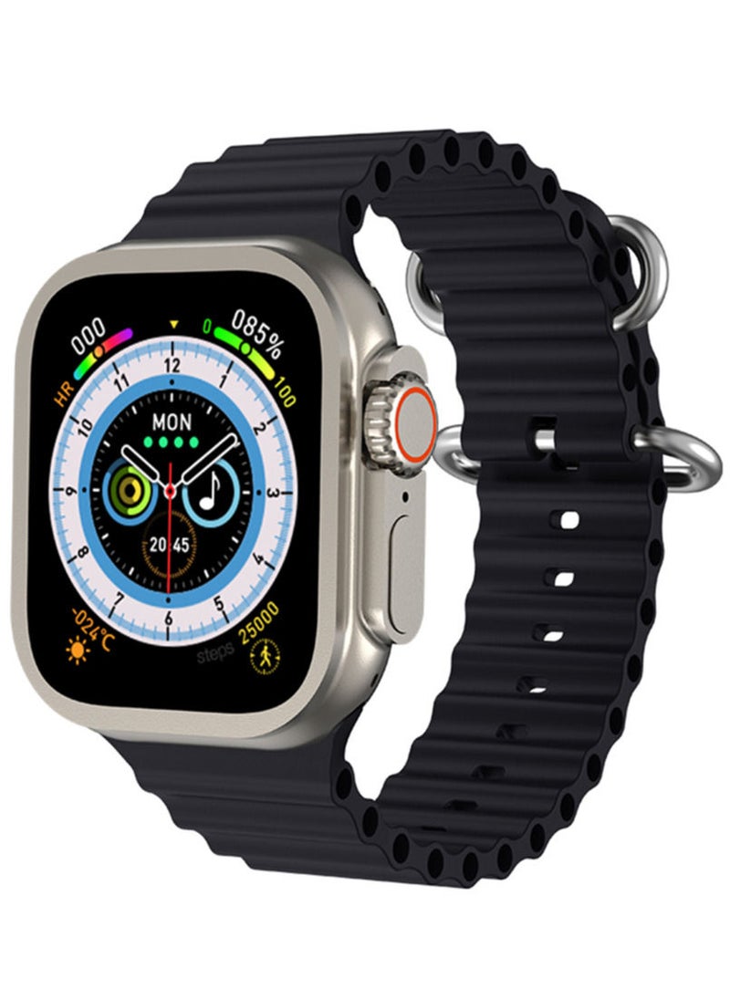 AROAQ - HW68 Ultra Smartwatch 200 mAh Long Battery Wireless Charging NFC Function Large Display Waterproof Bluetooth Full Touchscreen Smart Watch - Image 1
