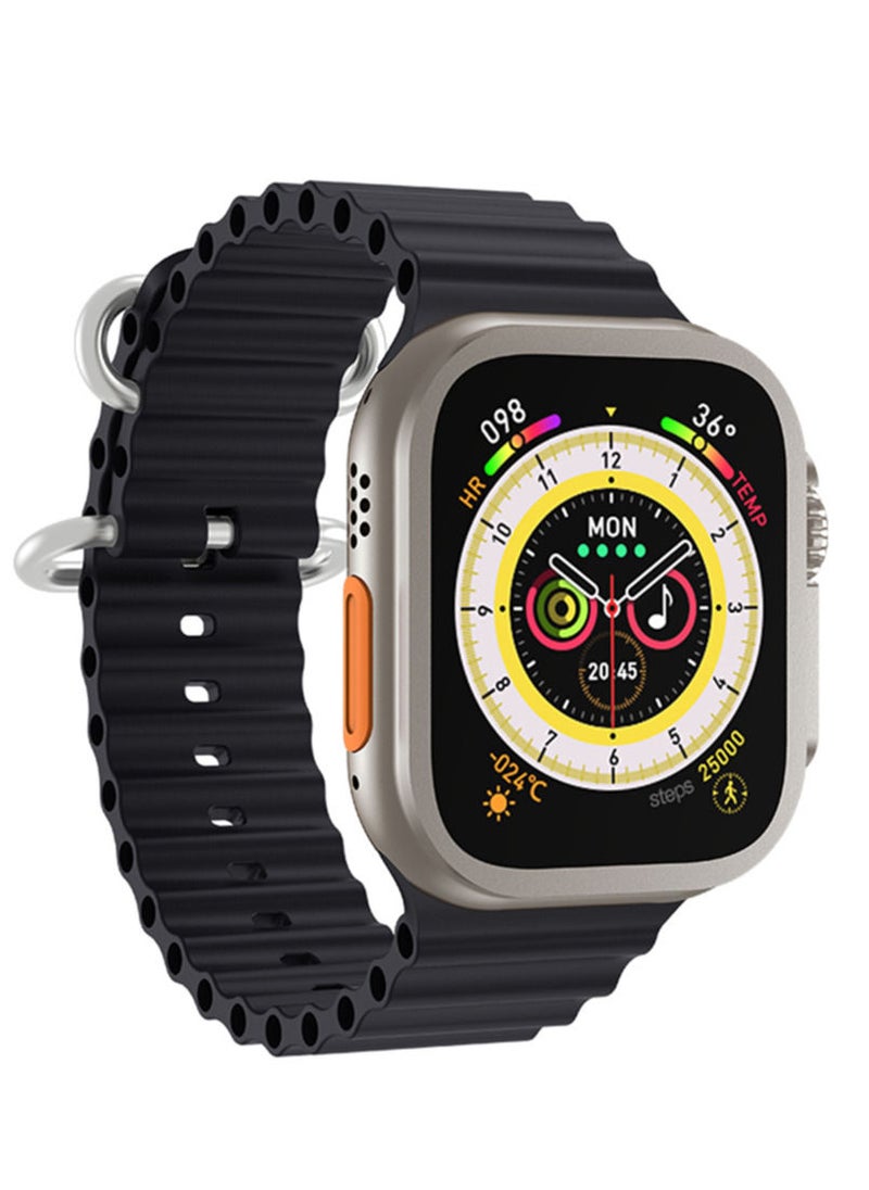 AROAQ - HW68 Ultra Smartwatch 200 mAh Long Battery Wireless Charging NFC Function Large Display Waterproof Bluetooth Full Touchscreen Smart Watch - Image 1