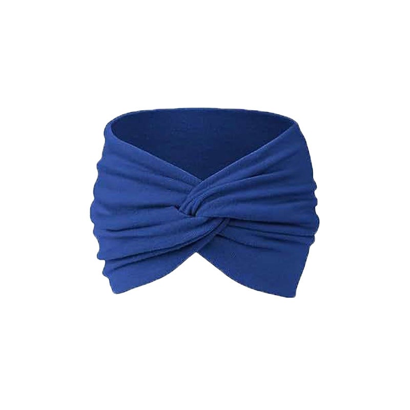 Generic Bohemian Elastic Sports Headband for Women 20# Blue 