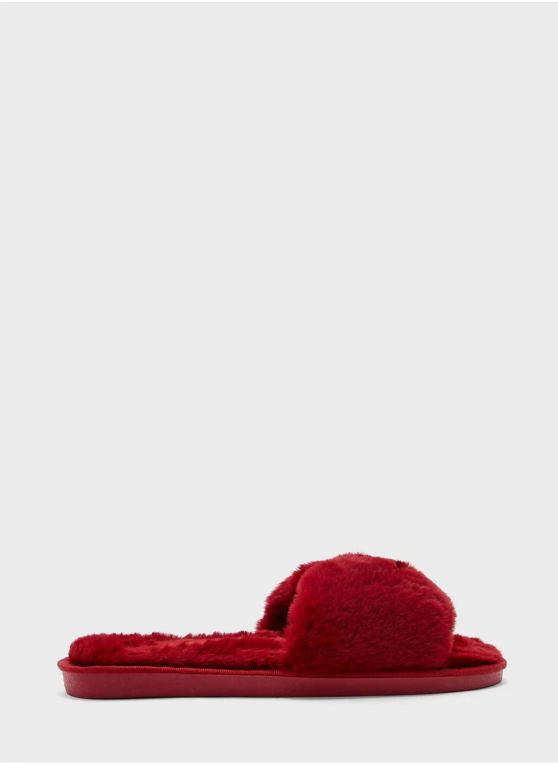 Ginger Bow Slippers