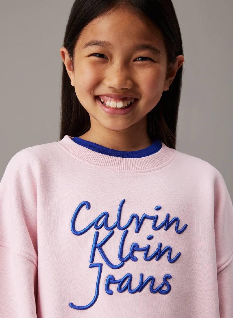 Calvin Klein Jeans Relaxed Logo Sweatshirt - Image 3