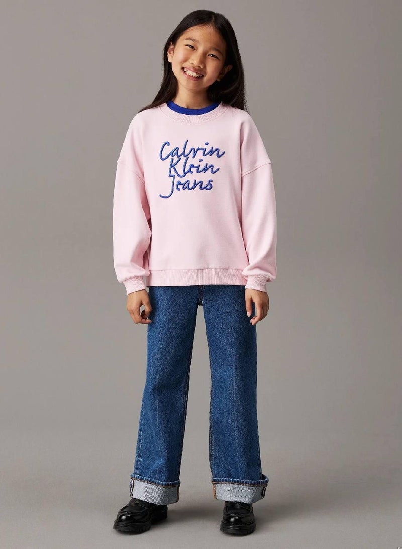 Calvin Klein Jeans Relaxed Logo Sweatshirt - Image 4