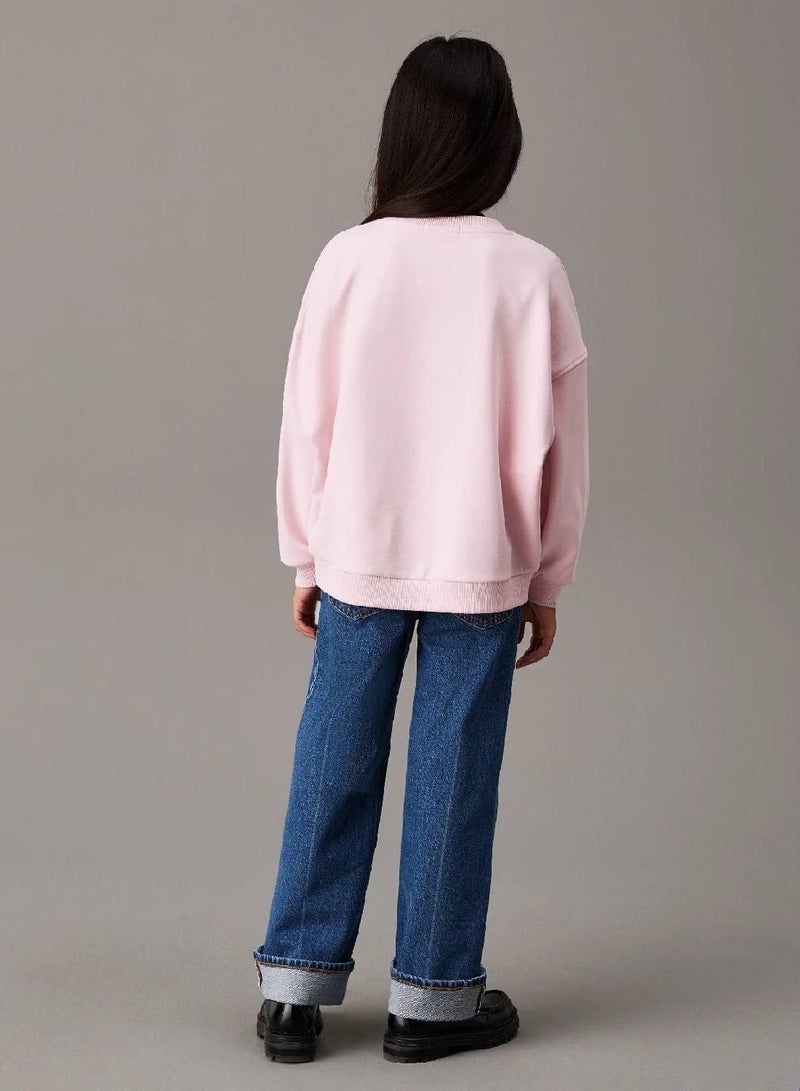 Calvin Klein Jeans Relaxed Logo Sweatshirt - Image 2