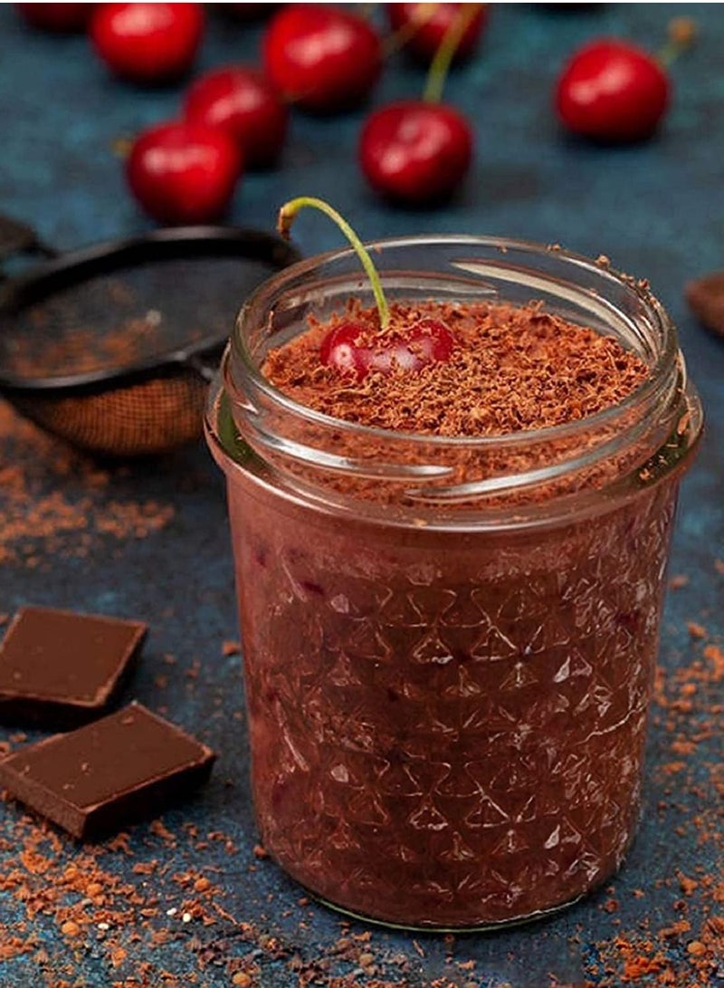 Mason Jars with Lids and Bands, Regular Mouth Mason Jars, Jars Ideal for Jams, Jellies, Conserves, Preserves, and Pizza Sauce(Diamond 16OZ 6PCS) - Image 3