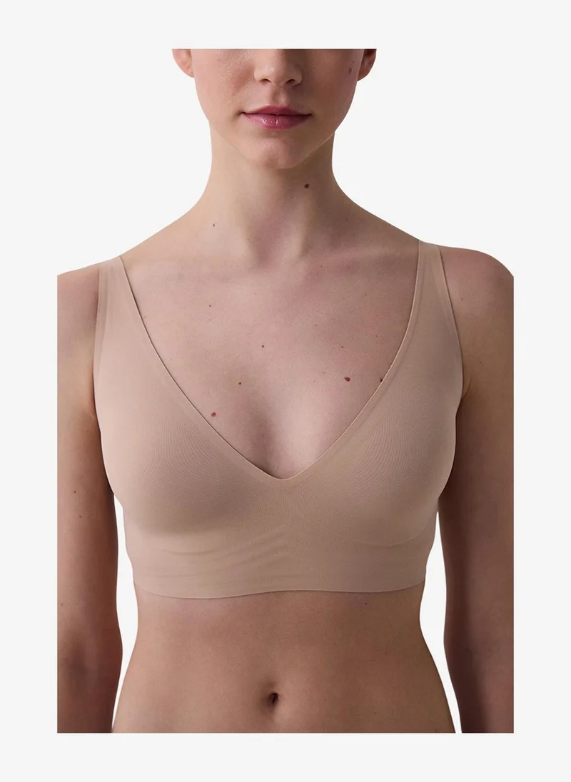 بنتي Women Nude Beige Lifting Wireless Bra