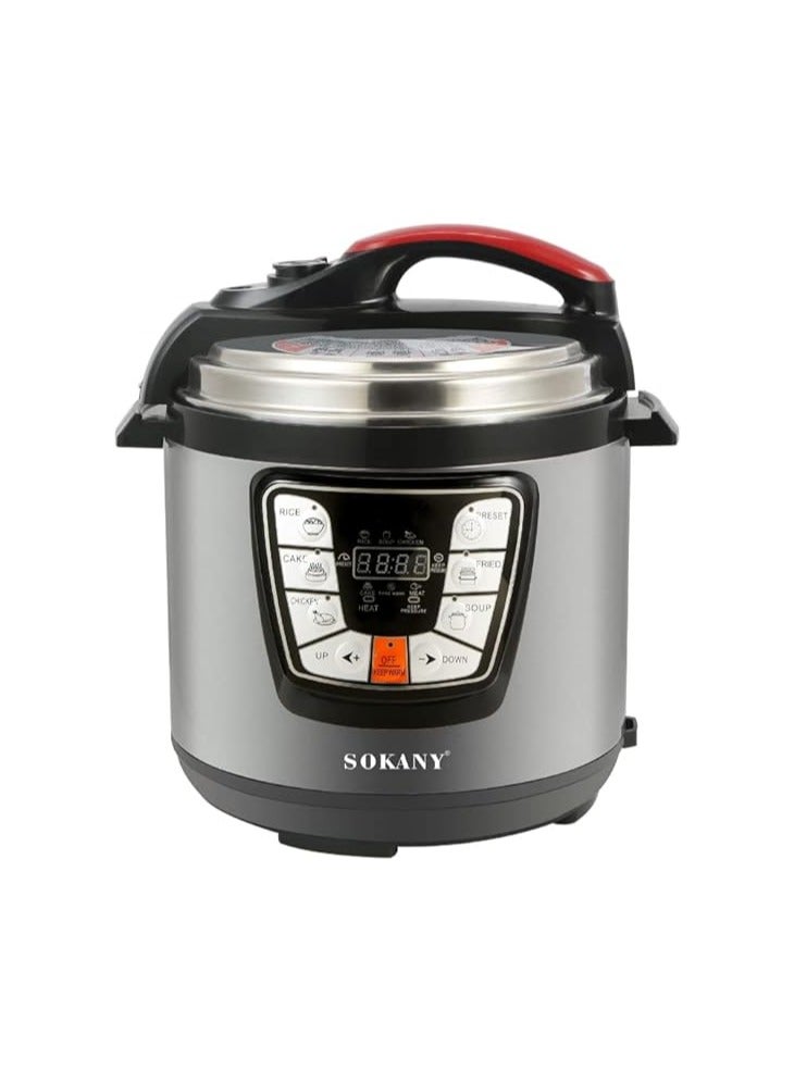 Sokany Multi-Function Pressure Cooker, 6L/1000W - (Sk-2401) - Image 2