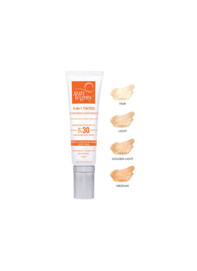 suntegrity - Suntegrity 5 IN 1 Tinted Moisturizer Sunscreen Golden Light - Image 1