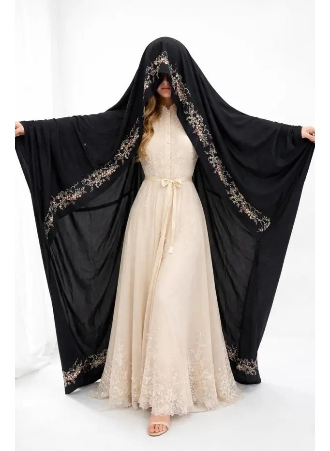 Jalal Beit with embroidered sleeves, meaning (Jalal Al-Hamoula), cotton