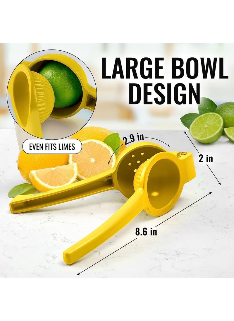 EZYHOME - EZYHOME Lemon Squeezer With Lifetime Waranty Large Citrus Juicer and Lemon Juicer Hand Press Heavy Duty Lime Squeezer Easy Squeeze Manual Juicer Metal Hand Juicer For Making Fresh Juice - Image 1