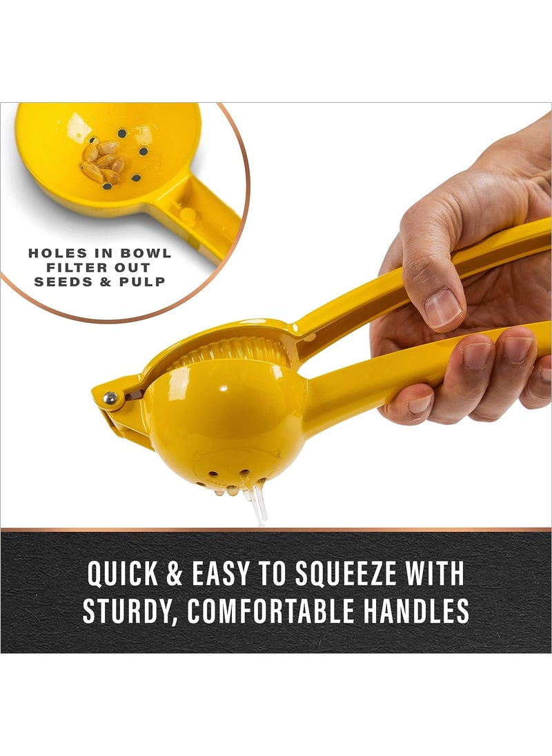 EZYHOME - EZYHOME Lemon Squeezer With Lifetime Waranty Large Citrus Juicer and Lemon Juicer Hand Press Heavy Duty Lime Squeezer Easy Squeeze Manual Juicer Metal Hand Juicer For Making Fresh Juice - Image 1