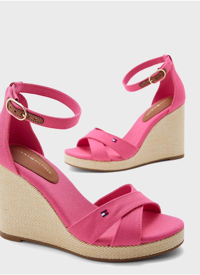TOMMY HILFIGER HIGH WEDGE CRISS CROSS ESPADRILLES  - Image 5
