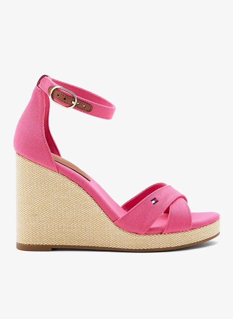 TOMMY HILFIGER HIGH WEDGE CRISS CROSS ESPADRILLES