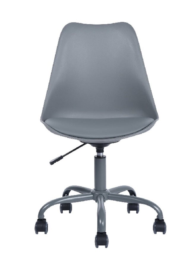 Micasa Ergonomic Design Height-Adjustment Office Task Chair Grey 92 X 48 X 56 Cm Blokhus Grey - Image 1
