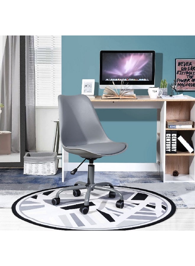 Micasa Ergonomic Design Height-Adjustment Office Task Chair Grey 92 X 48 X 56 Cm Blokhus Grey - Image 3