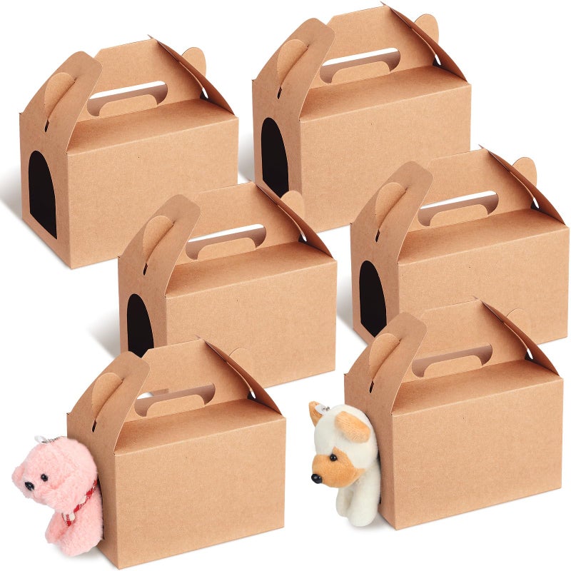 Fainne 24 Pcs Party Favors Boxes Foldable Treat Gift Boxes Candy Goodie Cases Decorations Adopt Pet Gift for Birthday Wedding Bridal Shower Party Favors Classic - Image 3