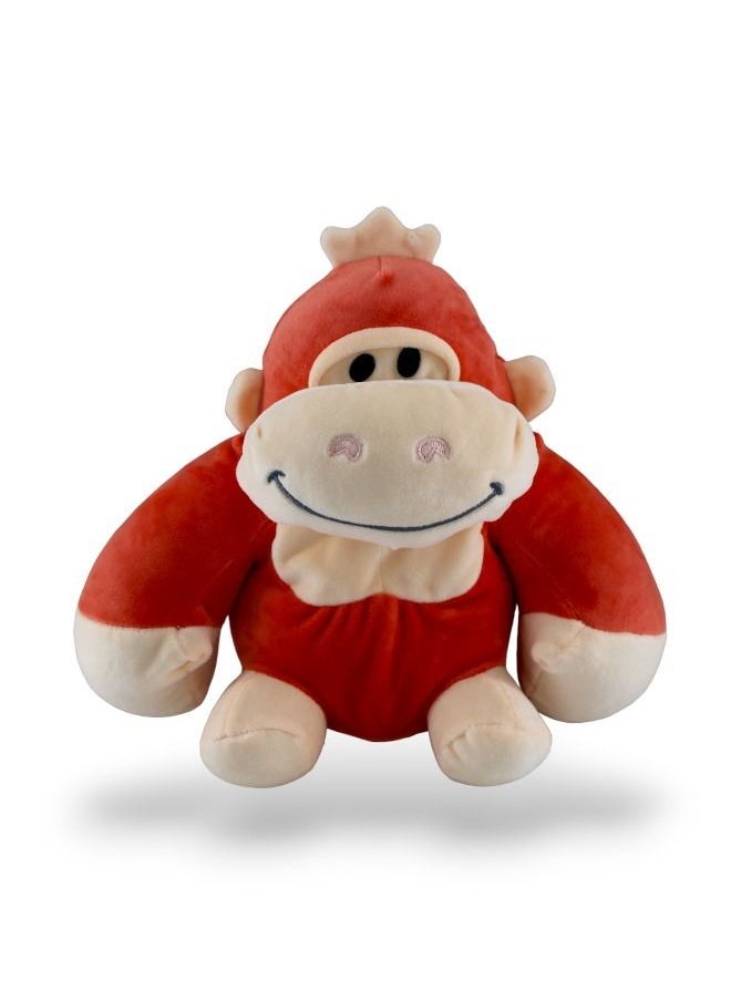 Toy Box - Non-Toxic Stuffed And Plush Soft Cute and Cuddly Monkey For Kids 1+ Year 28x15x10cm - Image 1