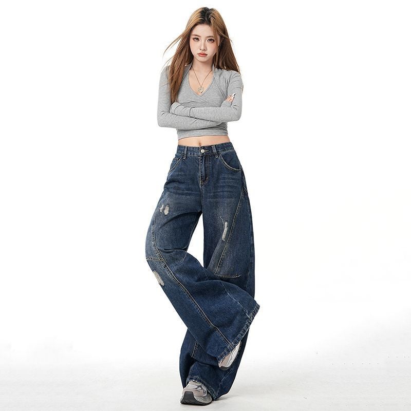 Unisex Casual Daily Denim Jeans - Image 5