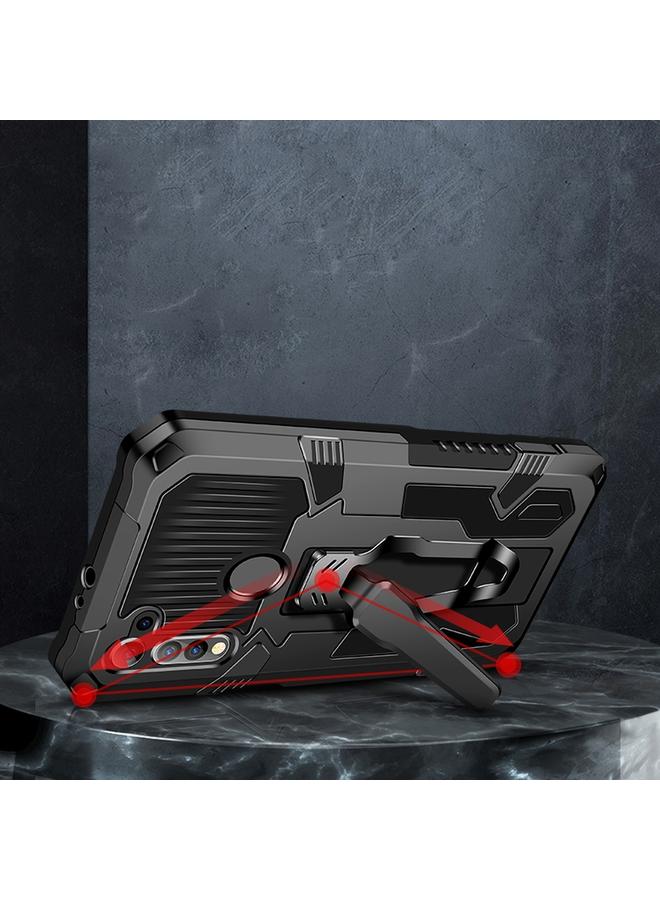 اس-توب جراب لهاتف Motorola Moto G8 Machine Armor Warrior مقاوم للصدمات من البولي كربونات + جراب واقٍ من مادة TPU - Image 4