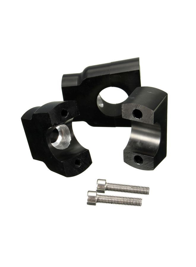 NIBEMINENT 2-Piece Universal Motorcycle HandleBar Riser Clamp  - Image 3