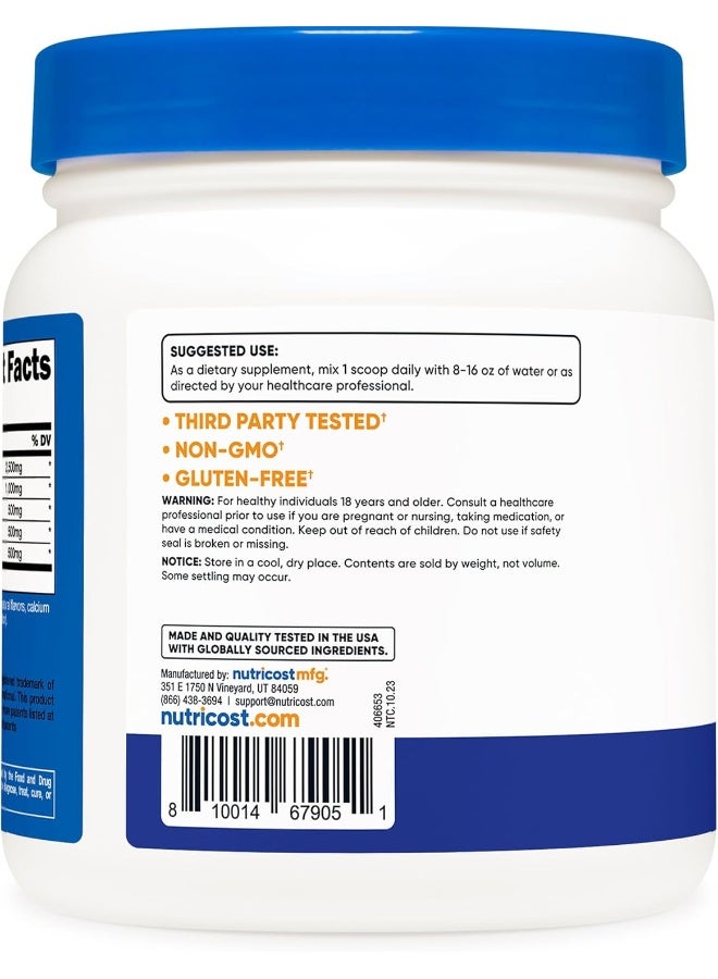 Nutricost مجمع L-أرجينين من نوتريكوست (توت أزرق، 60 حصة) - Image 4