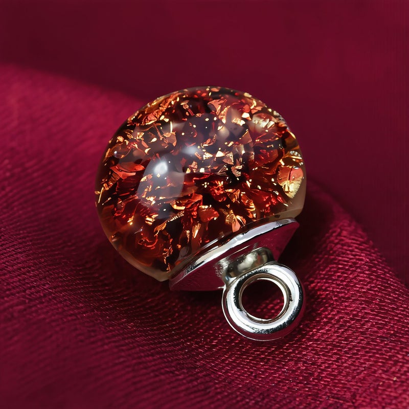 Large Sewing Eye Glass Gold Buttons No Snag No Rust for Hanfu Qipao - Image 5