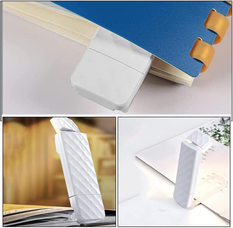 ULTECHNOVO مصباح قراءة قابل للشبك، مصباح LED يعتني بالعين، قابل لإعادة الشحن عبر USB، مع ثلاثة أوضاع قابلة للتعتيم، مصباح قراءة محمول بجانب السرير للدراسة الليلية والسفر - Image 2