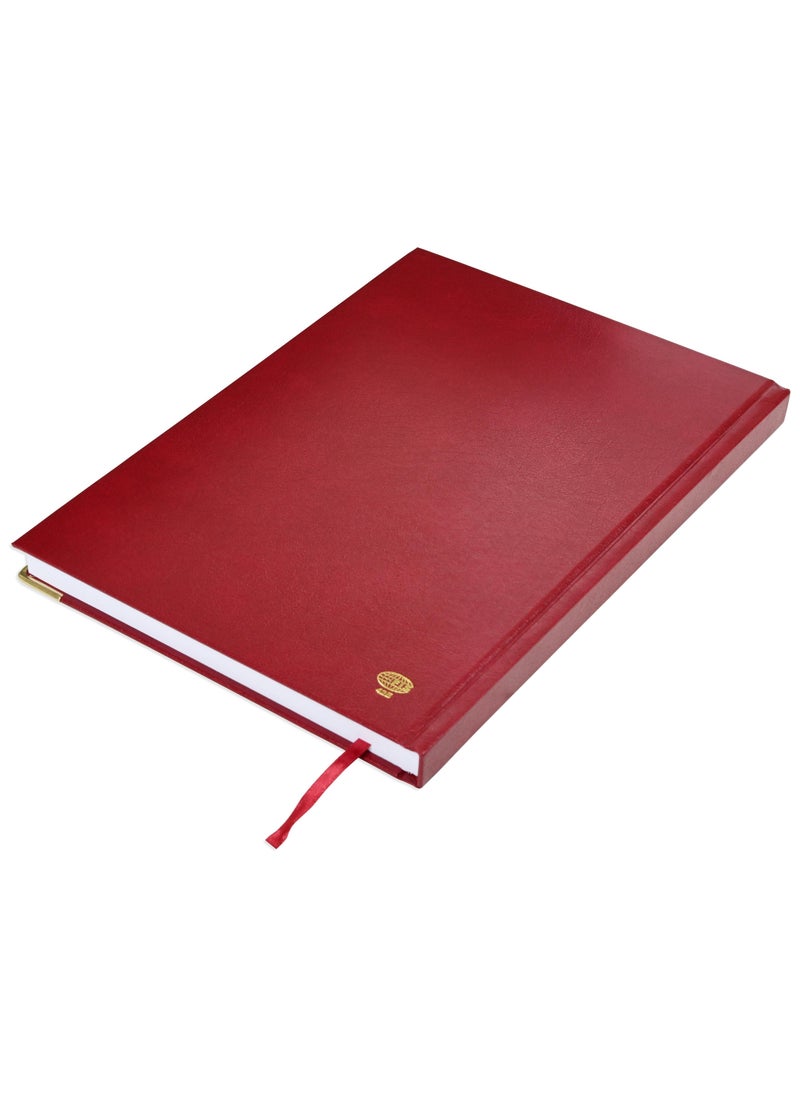 FIS FIS A4 Diary 2025 English (Golden Corners) Maroon - FSDI42E25MR  - Image 5