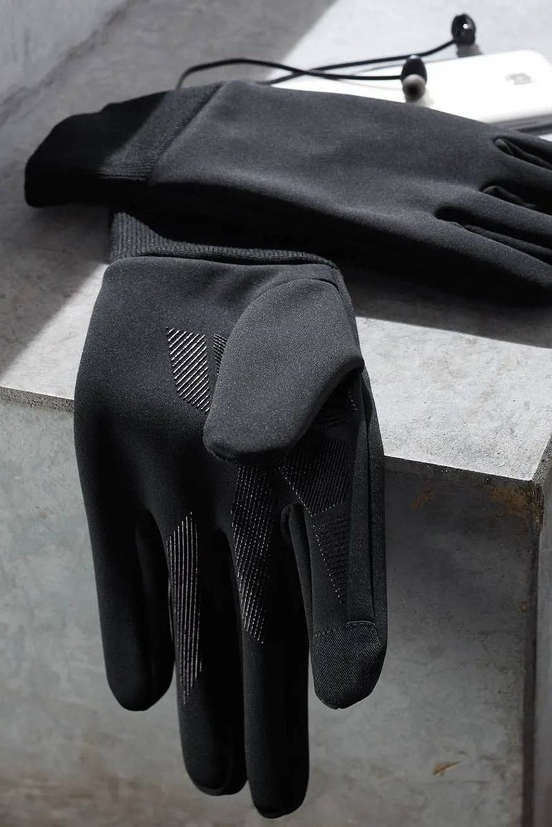Tchibo Men Wind Protection Gloves, Black  - Image 1