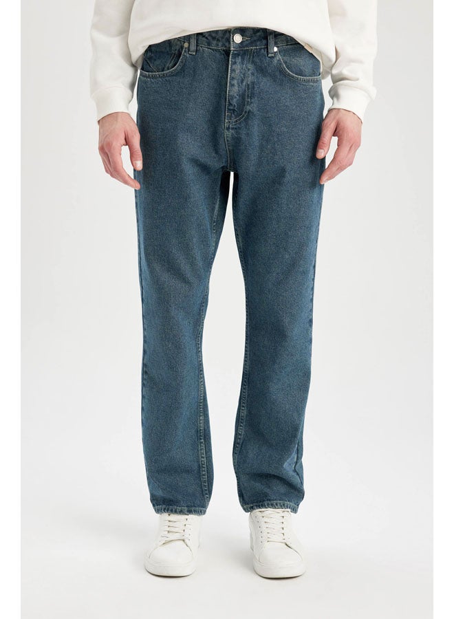 DeFacto Man Straight Fit Denim Trousers  - Image 2