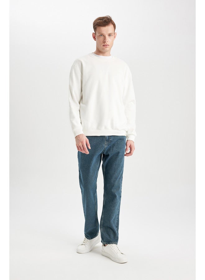 DeFacto Man Straight Fit Denim Trousers  - Image 4