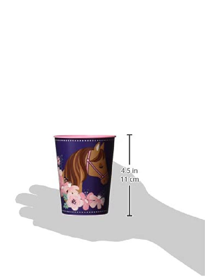 Amscan Saddle Up Birthday Favor Cup 16 Oz 1 Pc. Bluenavywhite - Image 4