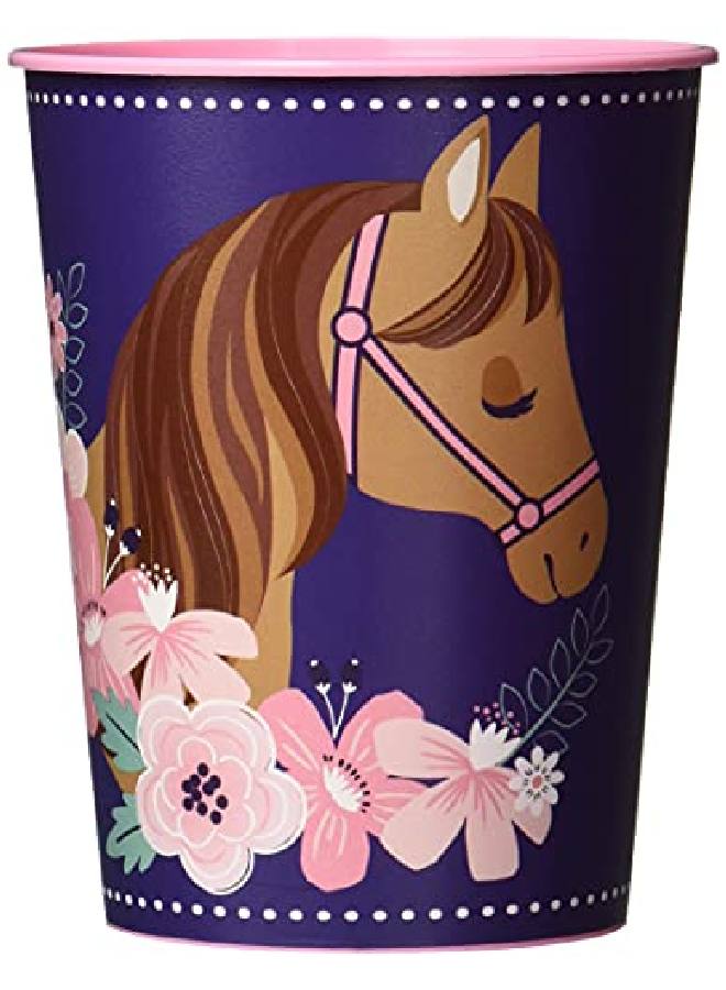 Amscan Saddle Up Birthday Favor Cup 16 Oz 1 Pc. Bluenavywhite - Image 2