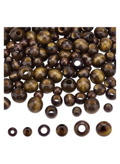 Natural Wooden Beads 5.5/10mm Big Hole Wooden Beads 3 Sizes for Jewelry Making