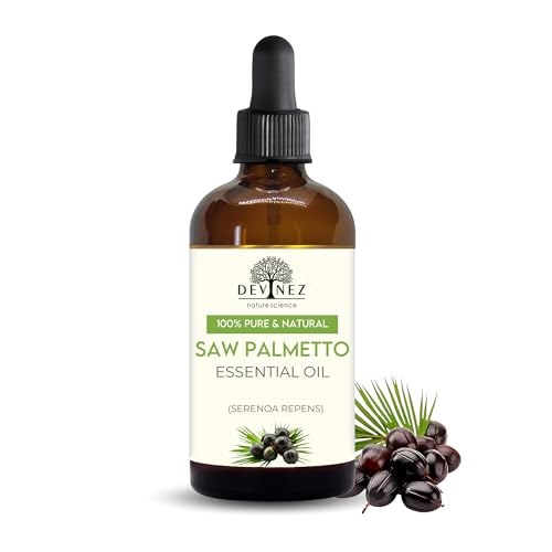 Devinez Saw Palmetto Oil for Hair Growth - 15 ml | Serenoa Repens | Natural Hair Growth | 100% Pure & Natural | For Diffusers, Haircare, Skincare | Therapeutic Grade Oils in Amber Glass Bottle - Image 1