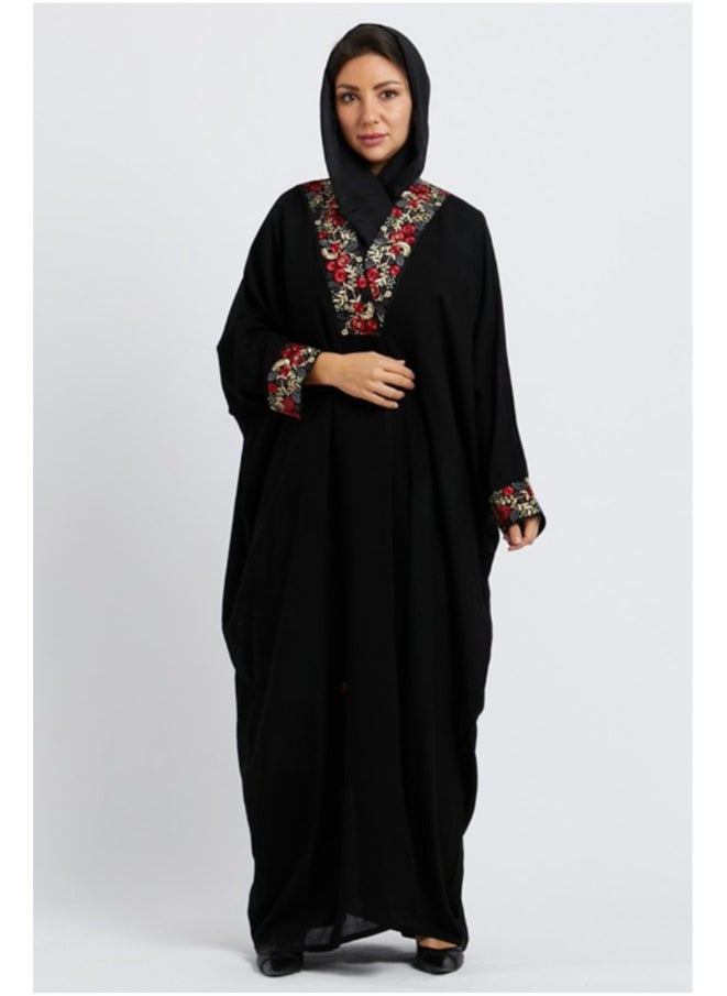 Evva Evva Luxury Saudi Abaya for Women – Elegant Open Front Modest Wear in Premium Fabric – Ideal for Ramadan, Eid, and Everyday Elegance  - Image 1