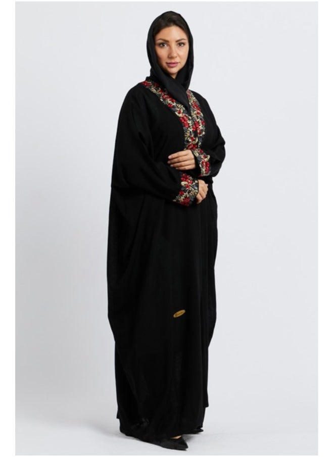 Evva Evva Luxury Saudi Abaya for Women – Elegant Open Front Modest Wear in Premium Fabric – Ideal for Ramadan, Eid, and Everyday Elegance  - Image 4