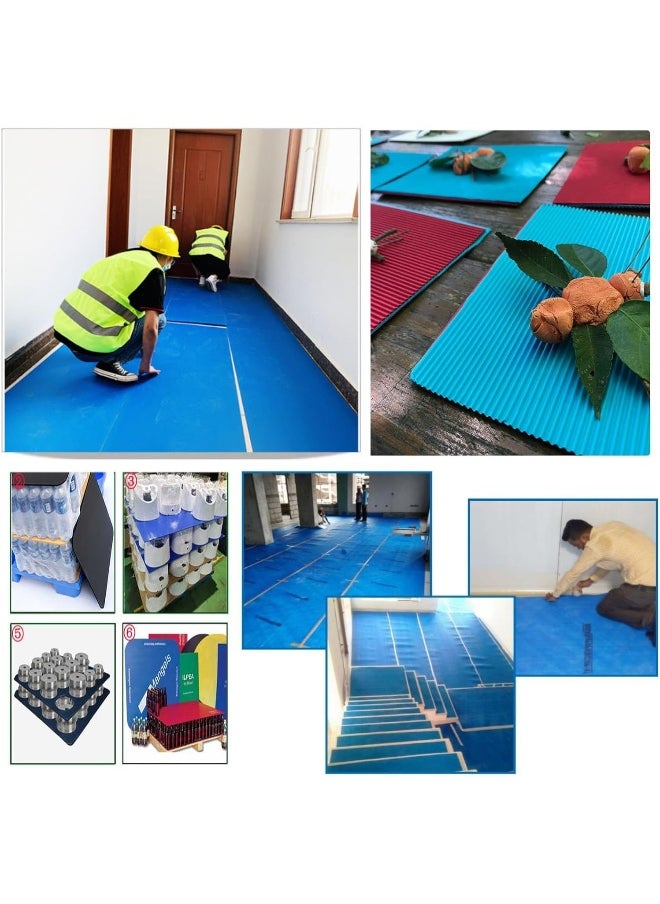 Biella 5pcs Corrugated Poly Propylene Sheets Blue(180cm) For Temporary Surface Protection, Painting Diy Board, Decoration Display Board. (5MM THICKNESS)  - Image 5
