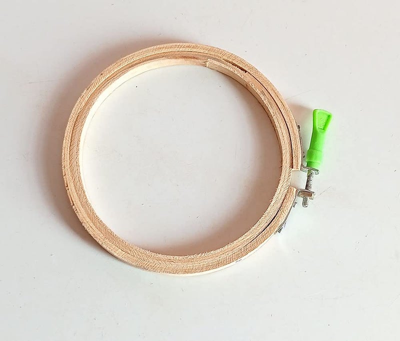 Wooden Embroidery Hoop Ring Frame 2 Pcs 8 inch  - Image 4
