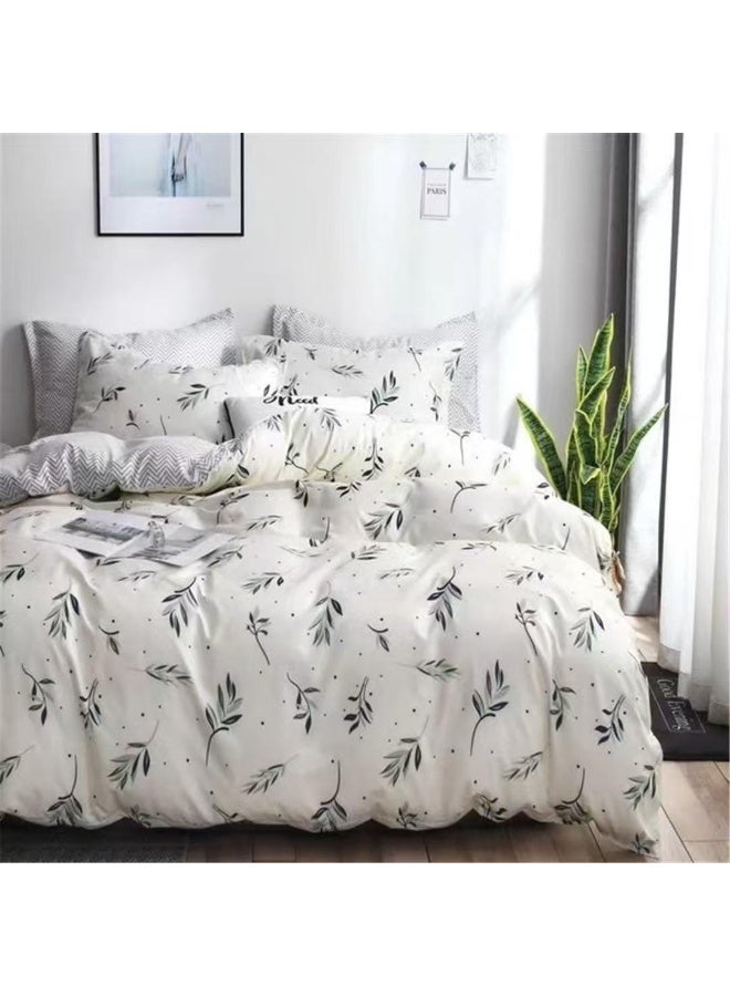 AL RAID 6-Piece King Size Duvet Cover Set – Soft & Breathable Bed Sheet Set with Duvet Cover, Deep-Pocket Fitted Sheet & 4 Pillowcases – All-Season Comfort and Elegant Bedroom Style