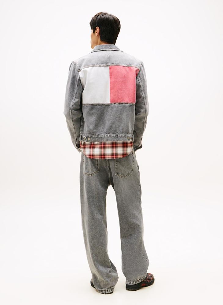 تومي جينز جاكيت جينز رايان بشعار خلفي - Image 2