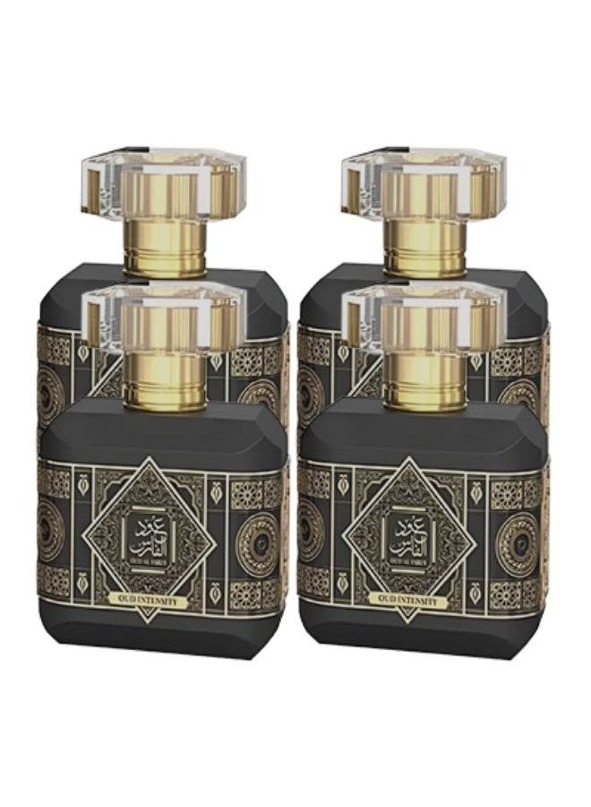 Al Fares 4 Pieces Oud Al Fares Oud Intensity Perfume For Men 100ml EDP - Image 1