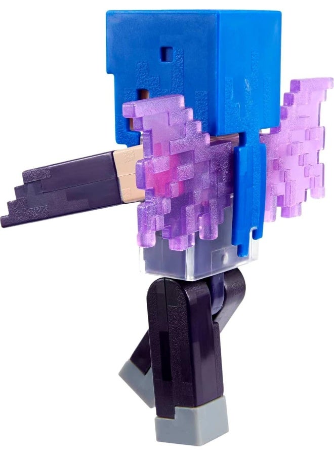 Mattel Games Minecraft Creator Series Spooky Wings Figure, Collectible Building Toy, 3.25-inch Action Figure with Accessories, Gift for Ages 6 Years & Older - Image 2