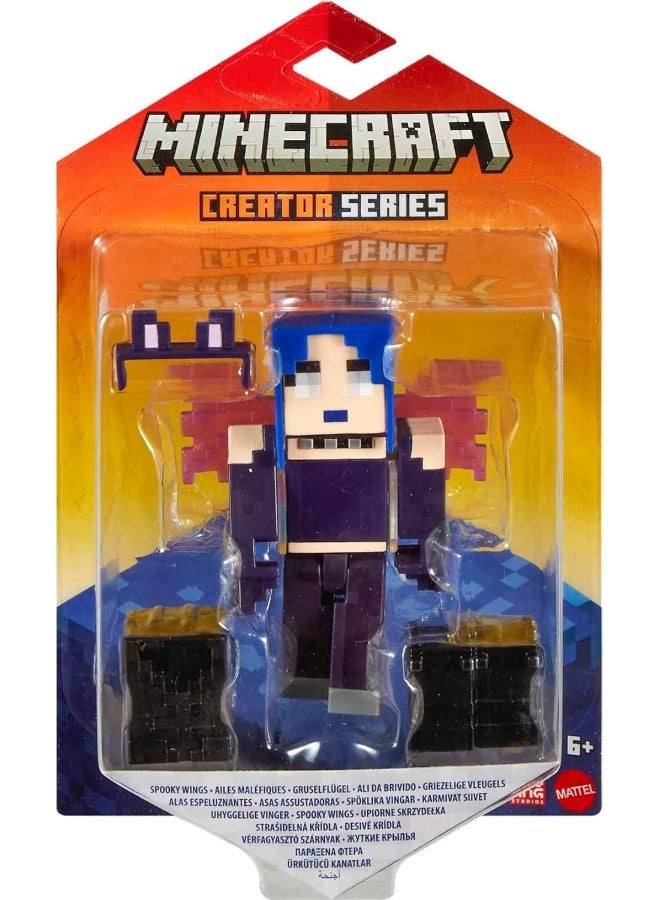 Mattel Games Minecraft Creator Series Spooky Wings Figure, Collectible Building Toy, 3.25-inch Action Figure with Accessories, Gift for Ages 6 Years & Older - Image 5