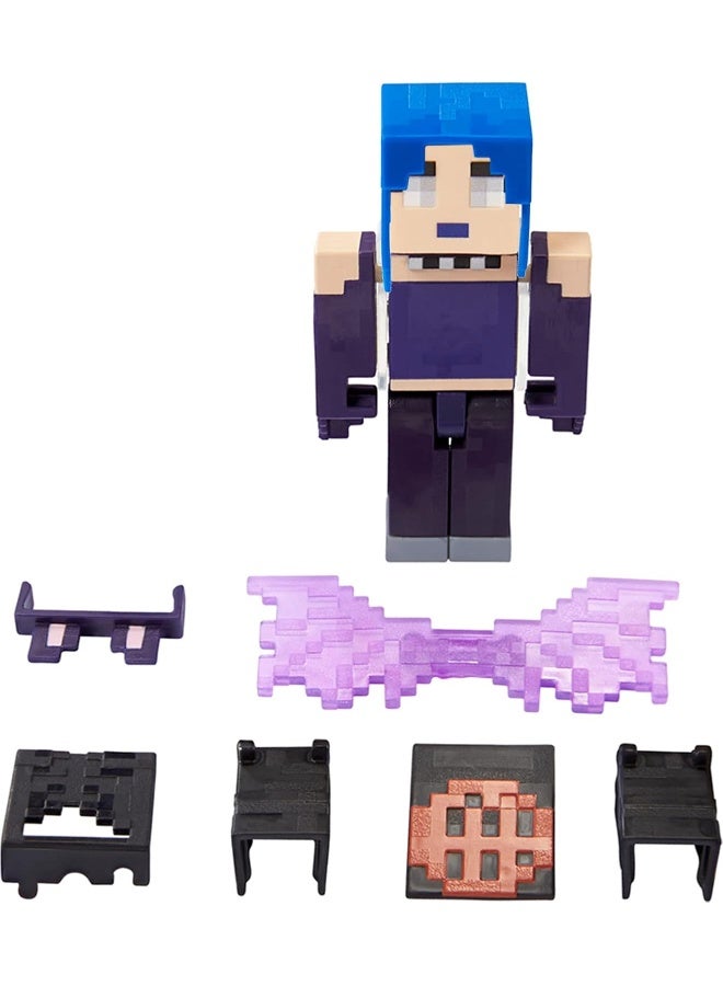 Mattel Games Minecraft Creator Series Spooky Wings Figure, Collectible Building Toy, 3.25-inch Action Figure with Accessories, Gift for Ages 6 Years & Older - Image 4
