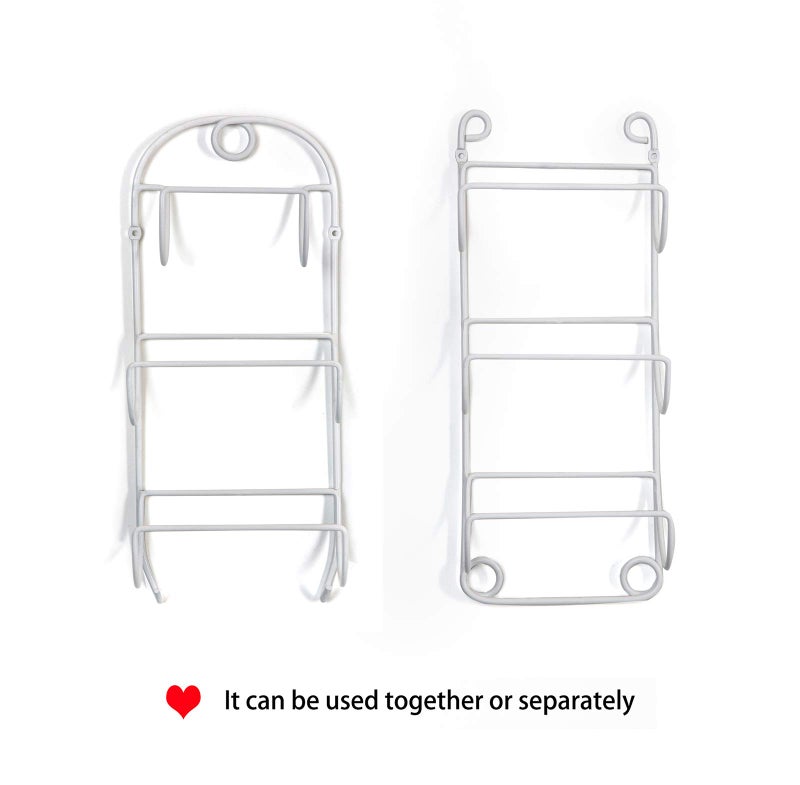 SODUKU Towel Racks for Bathroom Wall Mounted Metal Wine Rack Towel Shelf Towel Holder for Bath White - Image 5