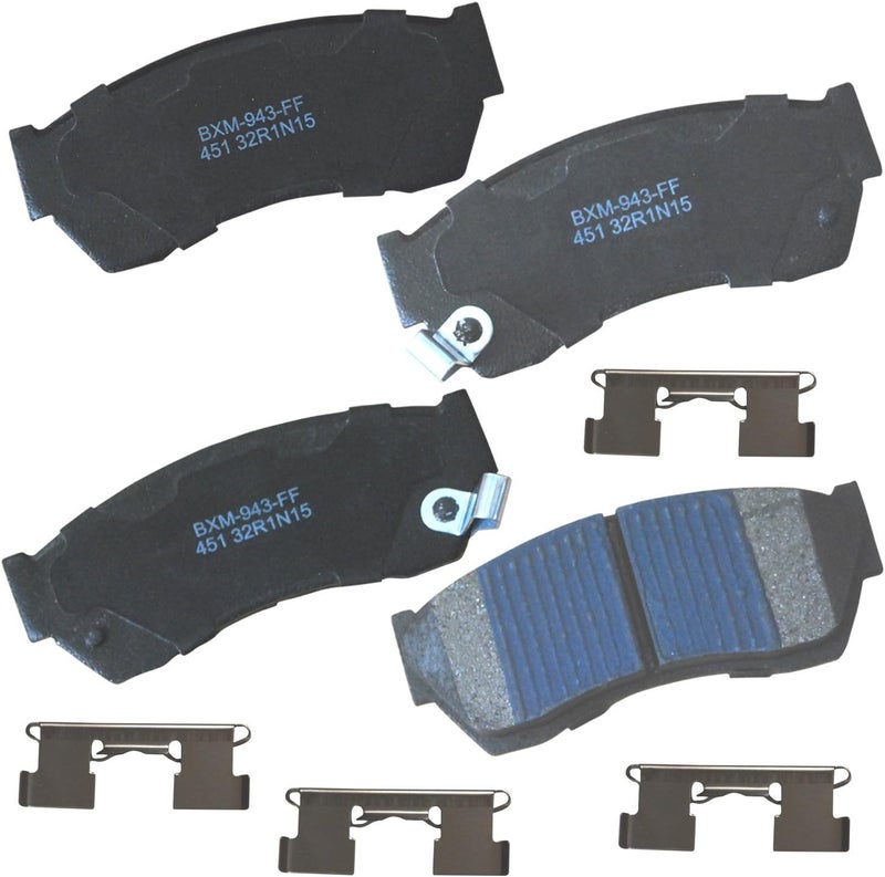 Bendix Premium SBM451 Semi-Metallic Front Brake Pads for Select Models Chevrolet Metro, Sprint, Geo Pontiac Firefly, Suzuki Swift, Swift - Image 1